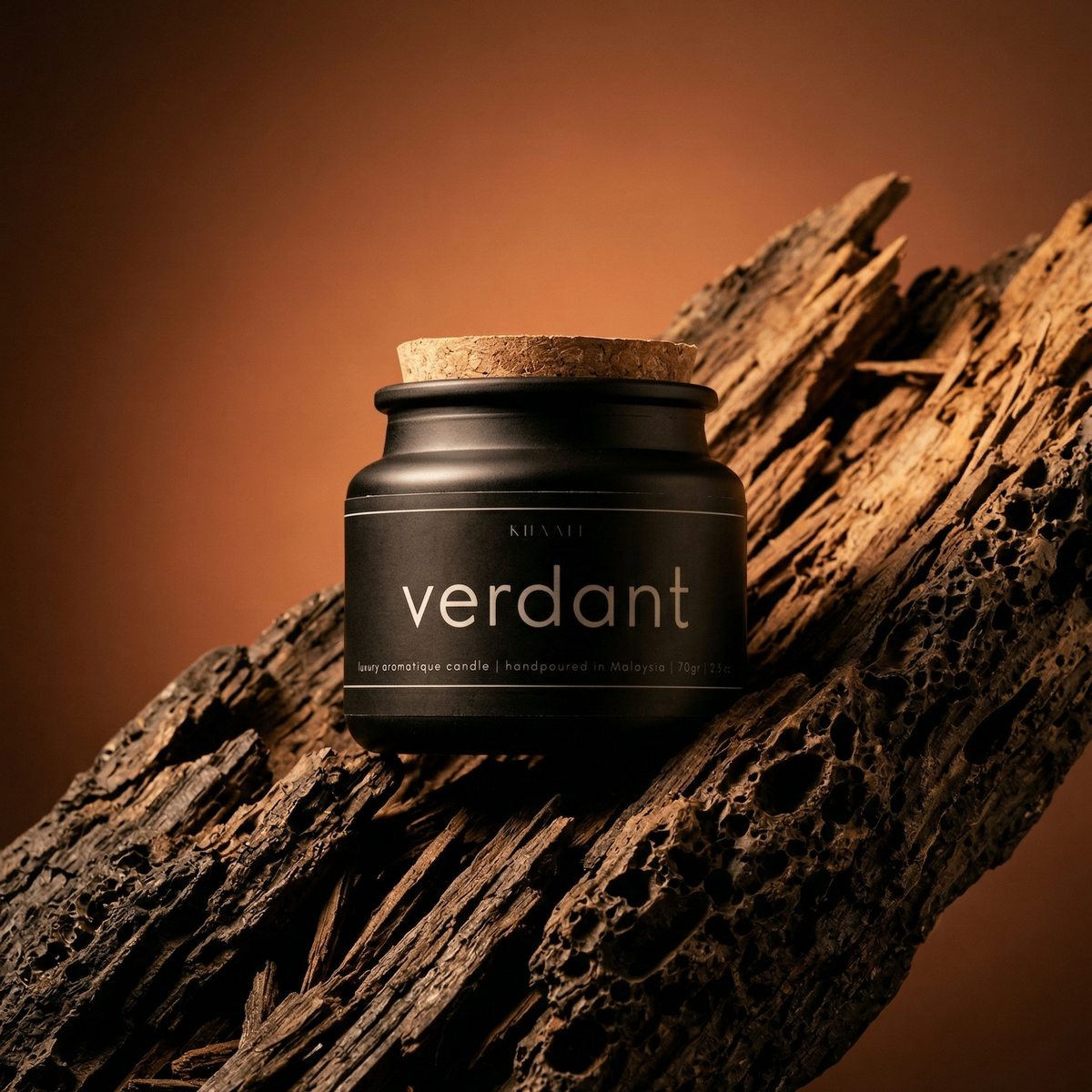 Verdant scented candle by KHAALI